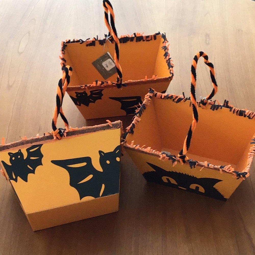 Halloween Treat Containers - Set of 3